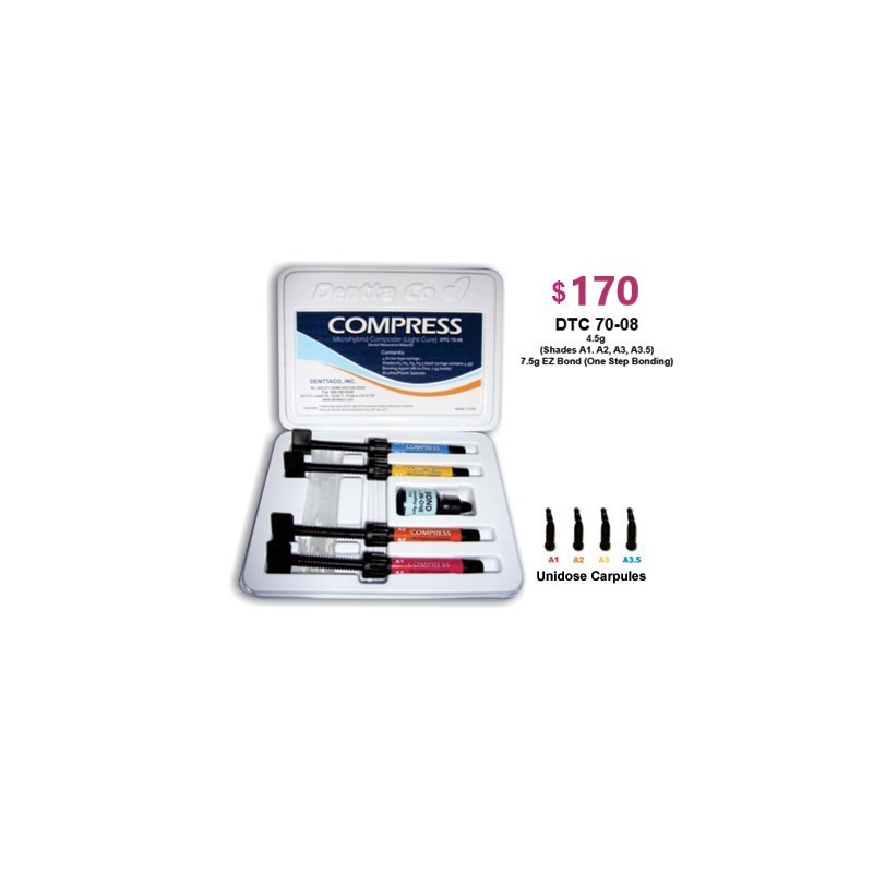 Compress Light Activated Microhybrid Composite Kit